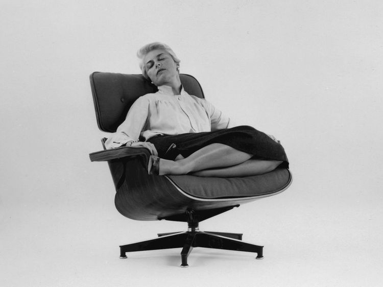 Vitra An Eames Lounge Chair In Fabric, Is Eames Lounge Chair Comfortable