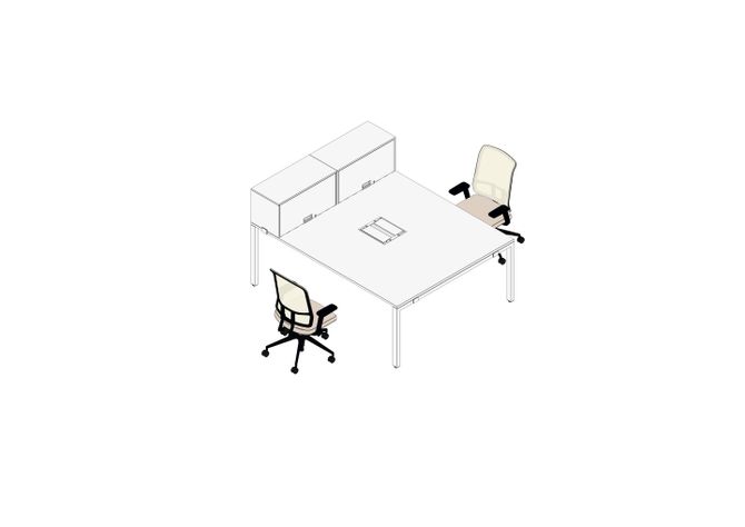 03 - WorKit 200 x 160 mit Box, AM Chair-3D
