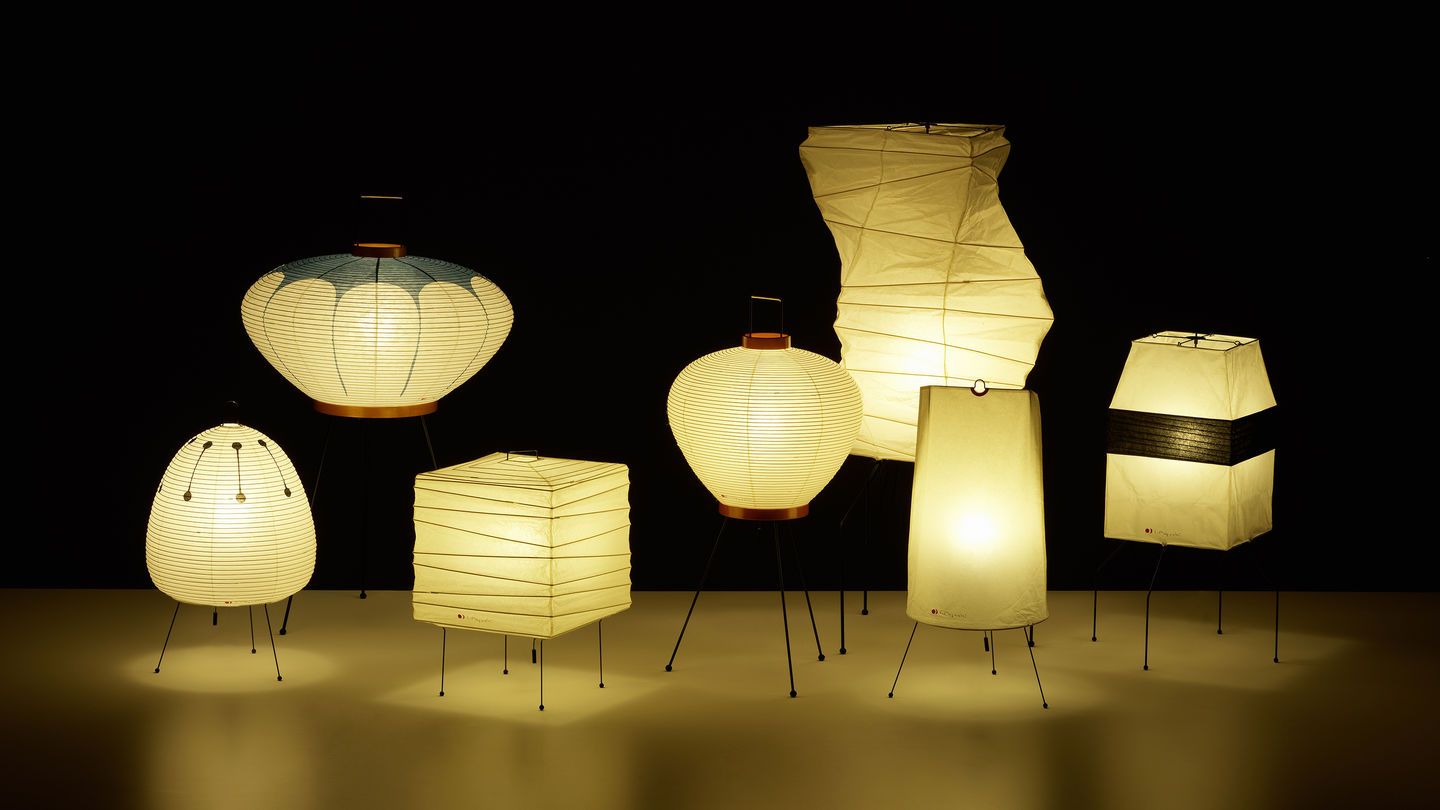 Table Lamps Handcraft Authentic Isamu Noguchi AKARI Lantern 3X Floor 