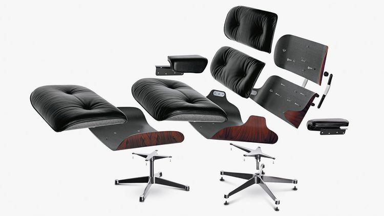 Vitra Lounge Chair Official, Eames Lounge Chair Original