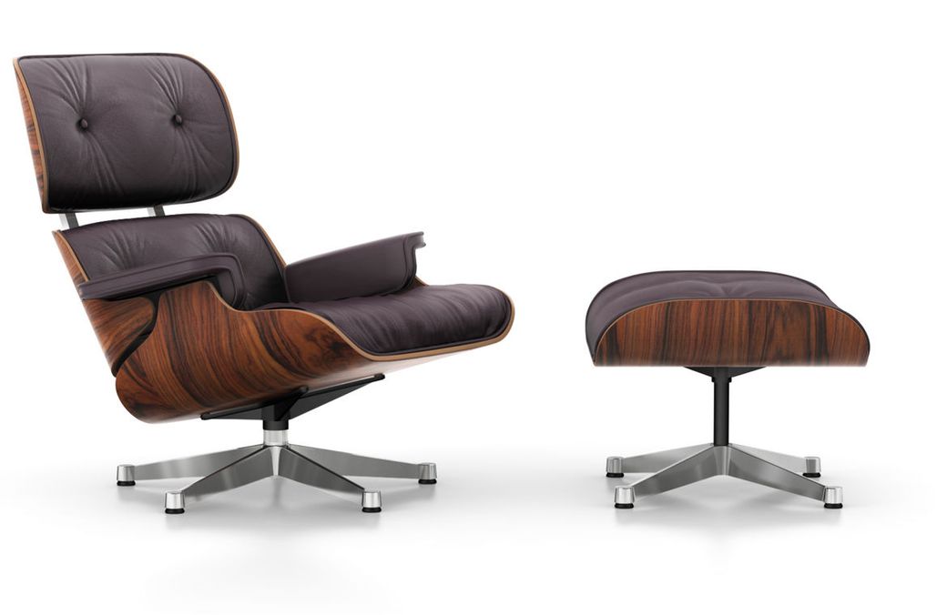 Vitra Lounge Chair Official, Leather Eames Chair