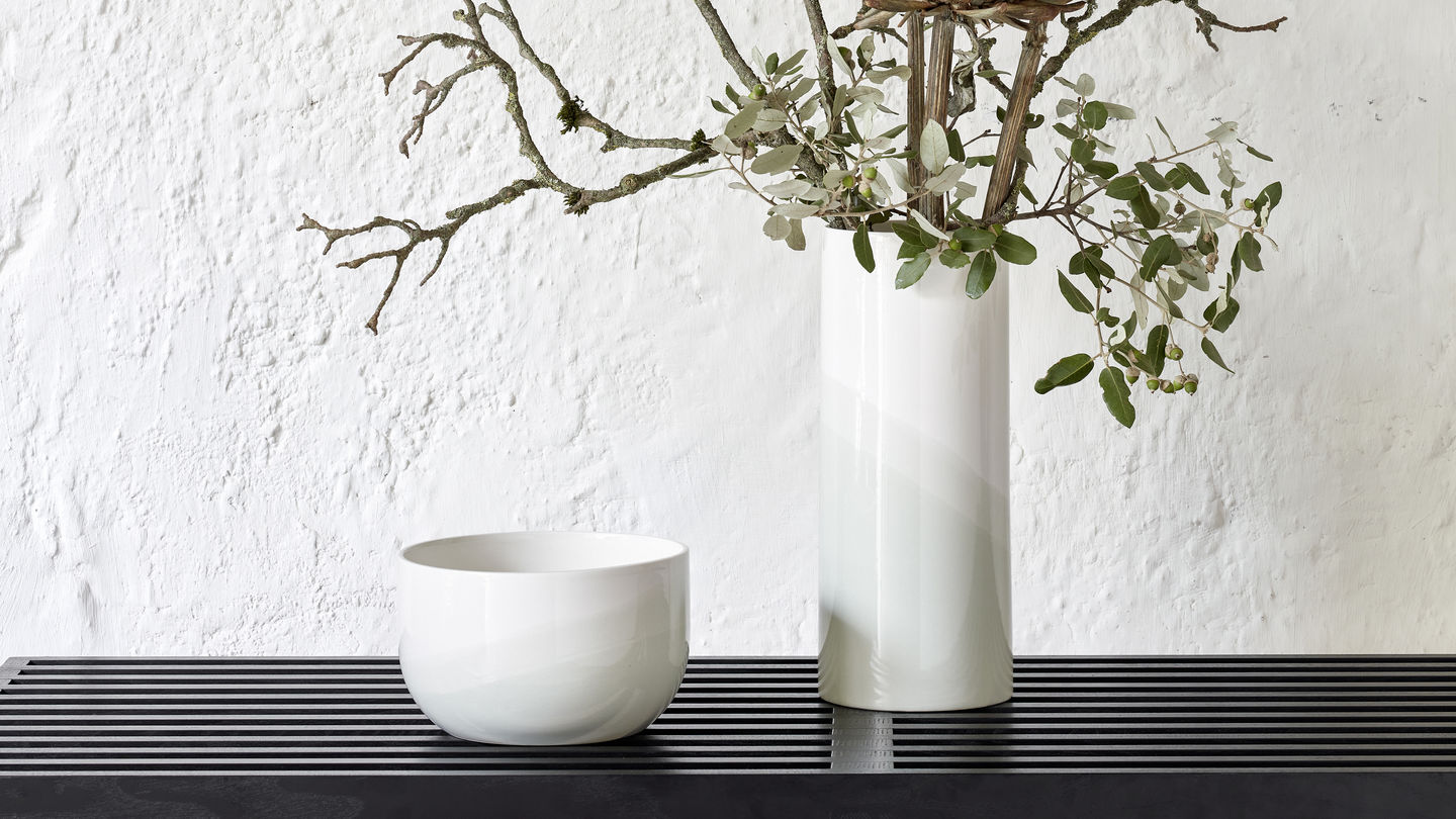 Authentic & New Vitra Herringbone Collection Plain Vase in Mint 