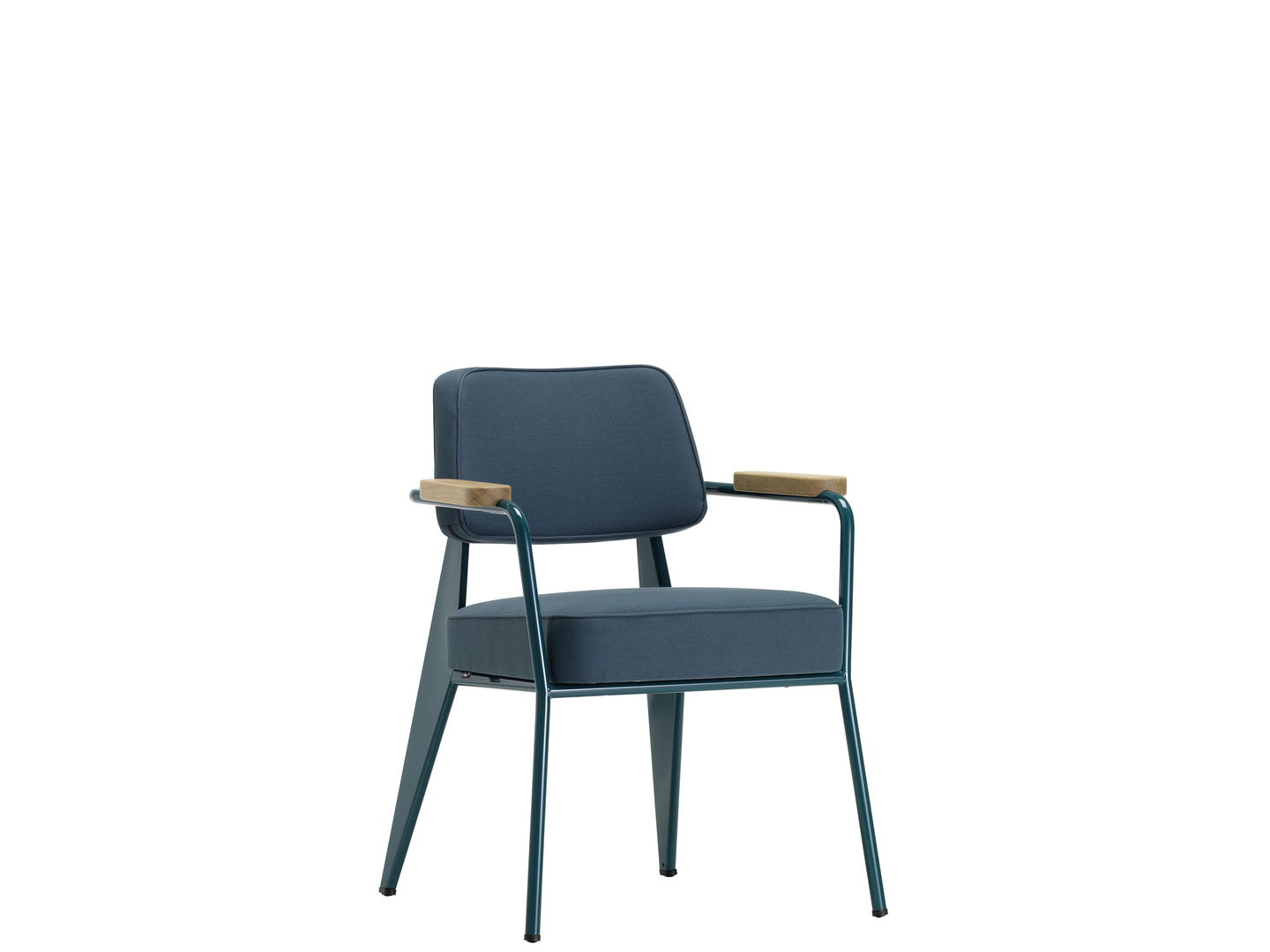 Vitra fauteuil direction sustancia silla azul 